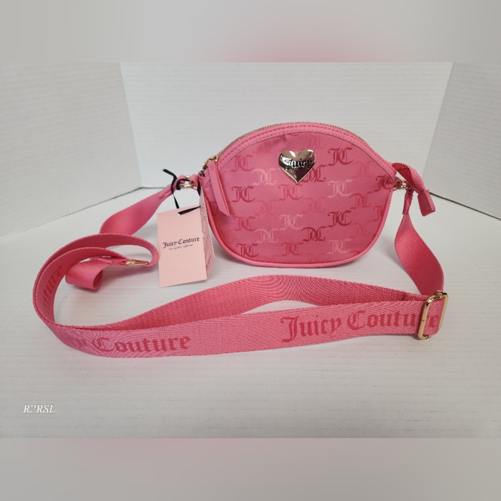 Juicy Couture Pink Lemonade Effortless Crossbody Style#11JCD2BJC-CPT NWT